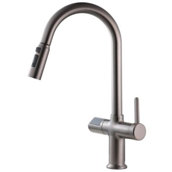 42553 - MISTURADOR MONOCOMANDO COZINHA BANCADA AREJADOR 3 FUNCOES DIGITAL
