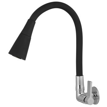 447587-C92 - TORN. COZINHA PAREDE FIT DUPLA FUNCAO PRETA 5/8 VEDACAO NAO COMPRESSIVEL 1/4 VOLTA