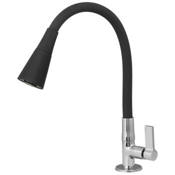 447907-C92 - TORN. COZ. BANCADA FIT DUPLA FUNCAO PRETA 5/8 VEDACAO NAO COMPRESSIVEL 1/4 VOLTA