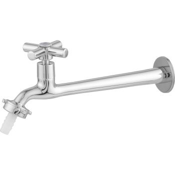 3163-C31 PEQ - TORNEIRA COZINHA PAREDE C/ BICO VEDACAO NAO COMPRESSIVEL 1/4 VOLTA