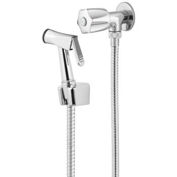 2016-C50- DUCHA HIGIENICA PAREDE GATILHO METAL FLEX.1,2 M VEDACAO NAO COMPRESSIVEL 1/4 VOLTA