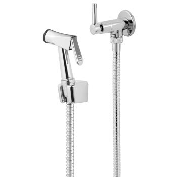 2016-C80 - DUCHA HIGIENICA PAREDE GATILHO METAL FLEX.1,2 M VEDACAO NAO COMPRESSIVEL 1/4 VOLTA