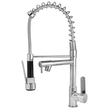 47550 - C84 - TORNEIRA COZINHA BANCADA GOURMET CLASSICA COM BICA RETA 50CM