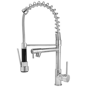 47555 - MISTURADOR MONOCOMANDO COZINHA BANCADA GOURMET COM BICA RETA 50CM