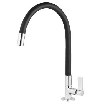 247907-C92 - TORN. COZINHA BANCADA GOURMET COLOR PRETA VEDACAO NAO COMPRESSIVEL 1/4 VOLTA