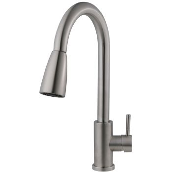 42556 - (ESCOVADO) MIST. MONOCOMANDO COZINHA BANCADA GOURMET MOTION COM DUCHA REMOVIVEL