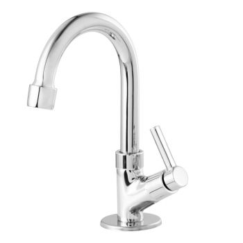 4390-C80 - TORNEIRA LAVATORIO BANCADA BICA MOVEL VEDACAO NAO COMPRESSIVEL 1/4 VOLTA