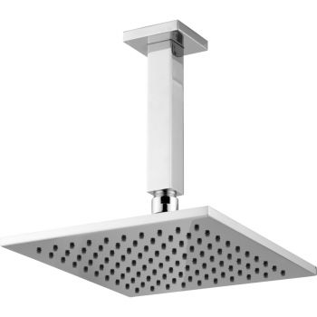 46555 - DUCHA FRIA ART. QUADRADA DE TETO C/ CANO CURTO