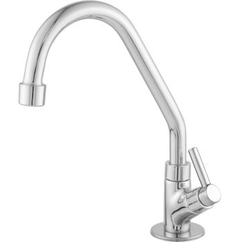 4095-C80 - TORNEIRA COZINHA BANCADA BICA MOVEL VEDACAO NAO COMPRESSIVEL 1/4 VOLTA