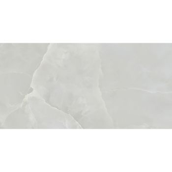 PORCELANATO RETIFICADO ONYX BLANC-R60 A 60X120 ESMALTADO POLIDO DELTA PORCELANATO NOVA ESSENSE