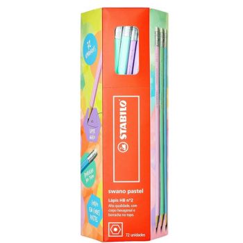 4908 HB LAPIS PT STABILO SWANO DP C/72