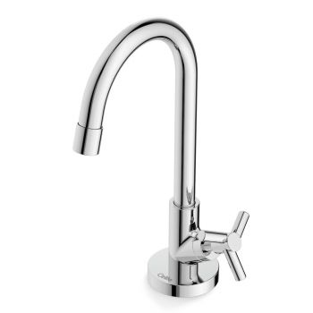 TORNEIRA DE LAVATORIO DE MESA BICA ALTA CELITE ONE CROMADO