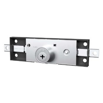 FECHADURA PARA PORTA DE ENROLAR STAM 1201 PRETO FOSCO CHAVE TETRA