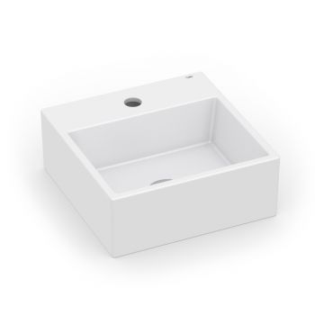 CUBA DE APOIO 410X410 / MESA, BASIC Q1, BRANCO