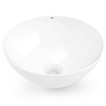 CUBA DE APOIO REDONDA SEM MESA 350 DESIGN D1 BRANCO