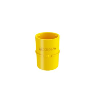 LUVA PRESSAO P/ ELETR.CORRUGADO AMARELO 25MM