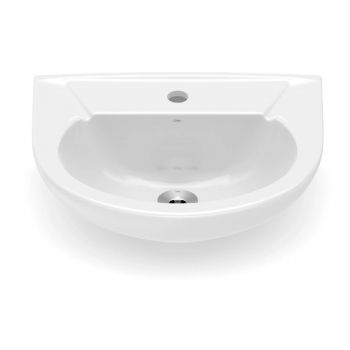 LAVATORIO P/ COLUNA 480x405 COM FURO CENTRAL S/ LADRAO, SAVEIRO/AZALEA BRANCO