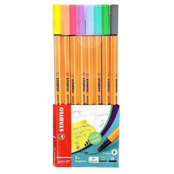 88/180 STABILO POINT/180-PASTEL-SORTIDO