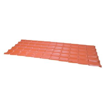TELHA PLAN PVC 3,30 X 06 ONDAS TERRA