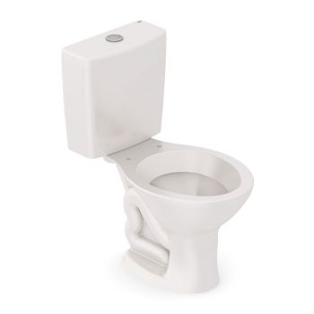 BACIA SANITARIA E CAIXA DE DESCARGA SANITARIA FABRICADA EM CERAMICA 3/6 LITROS, SAVEIRO, CELITE, COR PERGAMON