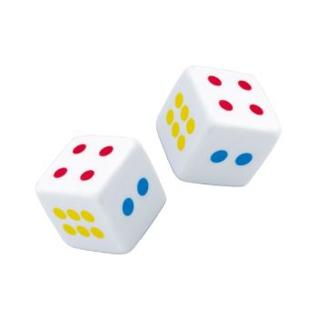 BORRACHA MINI DADINHOS DISPLAY C/24