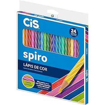 LAPIS DE COR CIS SPIRO ESTOJO C/24