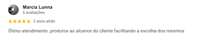Print de avaliação do Google - ACG Material de Construção
