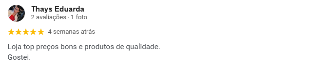 Print de avaliação do Google - ACG Material de Construção